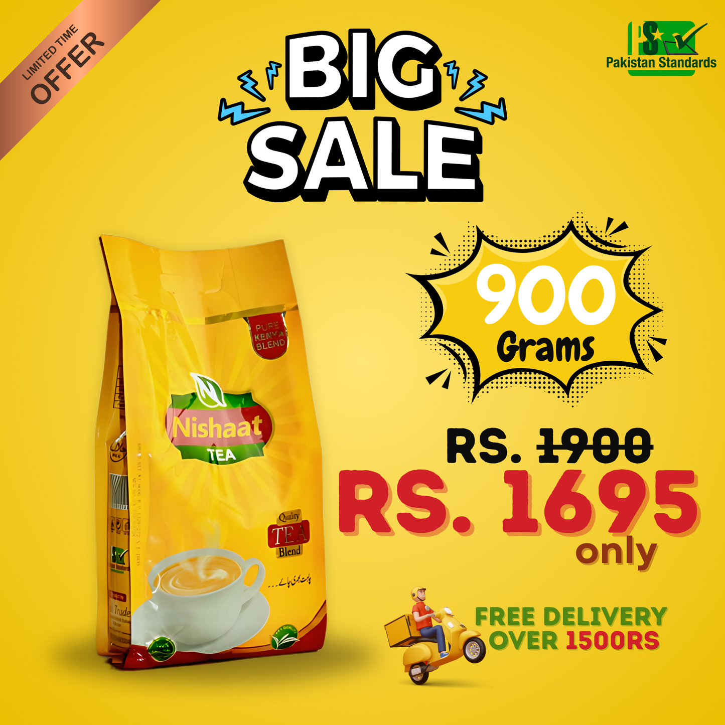 Nishaat Tea – 900 Grams